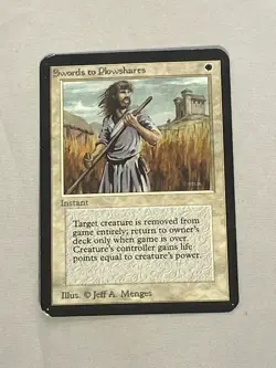 MTG Swords to Plowshares Alpha Magic the Gathering - Image 1
