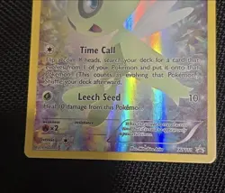 Pokemon TCG Mythical Celebi XY111 Full Art Black Star Holo Promo Card - Image 3