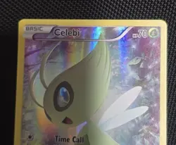Pokemon TCG Mythical Celebi XY111 Full Art Black Star Holo Promo Card - Image 5