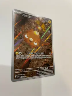 Pokemon TCG: 2024 Surging Sparks Illustration Rare Stunfisk (202/191) - Image 2