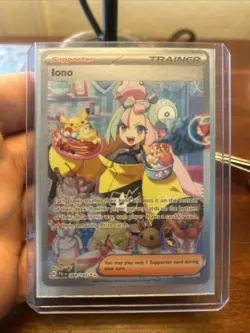 Pokemon TCG Paldea Evolved Trainer Card Iono, Mint Holo, 269/193 - Image 3
