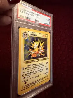 1999 POKEMON JUNGLE JOLTEON-HOLO EX-MT PSA 6 #4 - Image 5