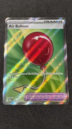 Air Balloon 166/132 Me01: Mega Evolution Holo Full Art English Pokemon Card - Image 1