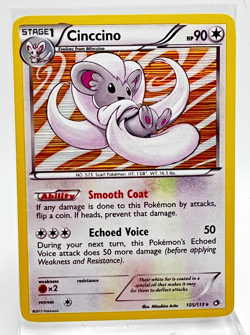 Cinccino 105/113 Holo Rare Legendary Treasures 2013 Pokemon Card LP - Image 1