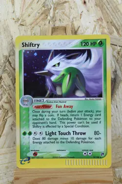Shiftry 12/100 EX Sandstorm Rare Holo Pokemon TCG near Mint 2003 e series - Image 1