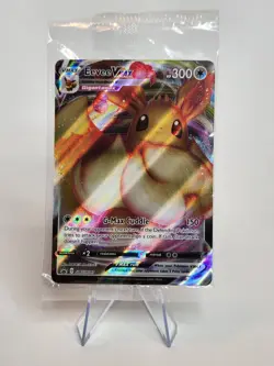 SEALED Eevee VMAX SWSH087 Black Star Promo Full Art Holo Pokemon TCG 2021 NM-M - Image 1
