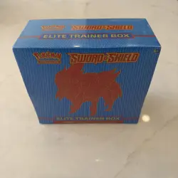 Pokemon TCG: Zamazenta Sword and Shield ETB Elite Trainer Box New Factory Sealed - Image 1