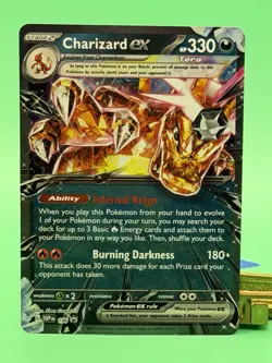 Charizard ex 196 Sv: Scarlet & Violet Promo Cards Holo NM - Image 1