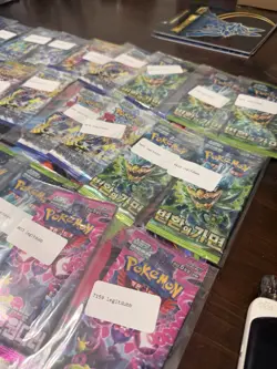 LOT OF 34 RANDOM KOREAN POKEMON CARD PACKS NEW FACTORY SEALED - Image 5