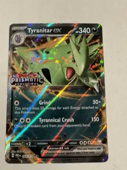 Tyranitar ex (Prismatic Evolutions Stamp) 064/131 Miscellaneous Cards & Products - Image 1