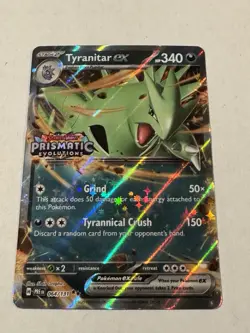 Tyranitar ex (Prismatic Evolutions Stamp) 064/131 Miscellaneous Cards & Products - Image 2