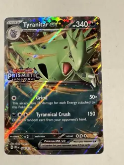 Tyranitar ex (Prismatic Evolutions Stamp) 064/131 Miscellaneous Cards & Products - Image 4