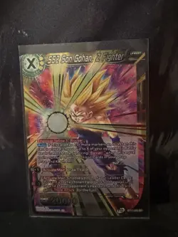Dragon Ball Super Card Game SS 2 Son Gohan Z Fighter SR Foil Card BT17-083 - Image 1
