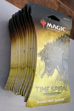 🌀 MTG Time Spiral Remastered Hanger Packs Draft Booster 15 Cards - Image 2
