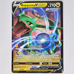 Rayquaza V 110/203 Evolving Skies Holo Ultra Rare Pokemon Card TCG English NM - Image 1