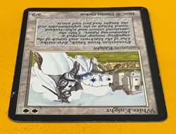 MTG WHITE KNIGHT Alpha (OldManMTG 008-212) - Image 3