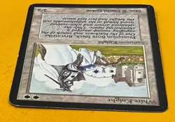 MTG WHITE KNIGHT Alpha (OldManMTG 008-214) - Image 3