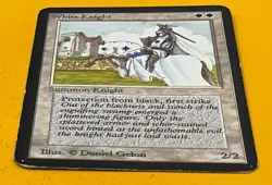 MTG WHITE KNIGHT Alpha (OldManMTG 008-214) - Image 5
