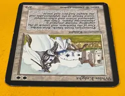 MTG WHITE KNIGHT Alpha (OldManMTG 008-213) - Image 3