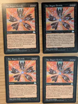 MtG *German* Doomsday x4 playset from Weatherlight - Image 1