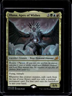 Illuna, Apex of Wishes - Ikoria: Lair of Behemoths IKO MTG Magic - NM+ Foil - Image 1