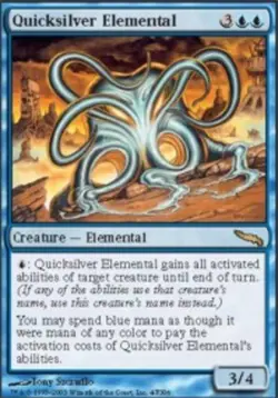 Quicksilver Elemental LP, English MTG Mirrodin - Image 1