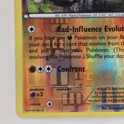 Pancham 59/111 Reverse Holo Uncommon XY Furious Fists NM Pokemon - Image 4