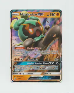 Pokemon TCG Marshadow GX Sun & Moon Promos SM59 Black Star Promo Holo - Image 1