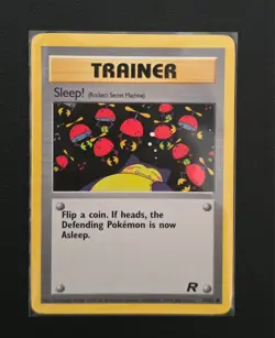 Pokemon Trainer Sleep! 79/82 Team Rocket Vintage WOTC Common - Image 1