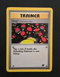 Pokemon Trainer Sleep! 79/82 Team Rocket Vintage WOTC Common - Image 2