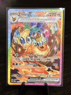 Flareon EX 146/131 SVPrismatic Evolutions Holo Pokemon TCG NM English SHIPS FAST - Image 1