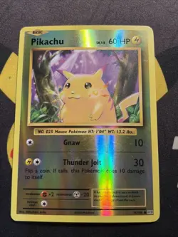 Pokemon TCG Pikachu 35/108 Reverse Holo Evolutions LP - Image 1