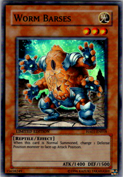 Worm Barses - HA01-EN018 - NM/VLP - Super Rare - Limited - Yugioh - Image 1