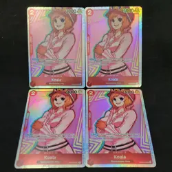 4x Koala OP05-006 SR One Piece TCG English (1 Playset) PRB Reprint - Image 1