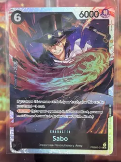 One Piece TCG | Sabo PRB02-014 SR - One Piece Card the Best Vol. 2 NM - Image 1