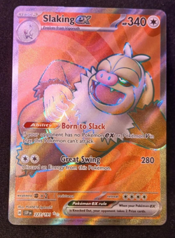 Pokemon TCG Pokemon Slaking Ex #227 Ultra Rare Holo Surging Sparks English Card - Image 1