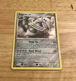 Pokemon Card Aggron Lv. 49 RARE 1/123 Holo -Excellent- Mysterious Treasures P21 - Image 1