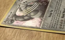 Pokemon Card Aggron Lv. 49 RARE 1/123 Holo -Excellent- Mysterious Treasures P21 - Image 3