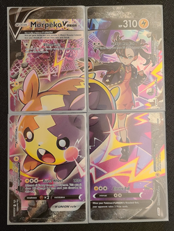 Morpeko V Union SWSH287 SWSH288 SWSH289 SWSH290 Set Of 4 Promo Pokemon Cards NM - Image 1