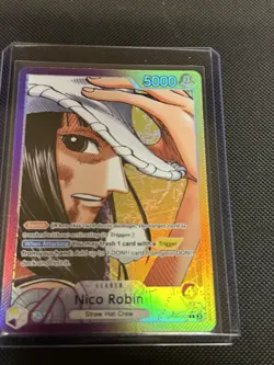 One Piece Card Game - Nico Robin Op09-062 Alt Art Leader English - Image 1