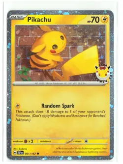 Pikachu (Pokemon Day 2026) Common Miscellaneous Cards & Products 051/162 - NM - Image 1