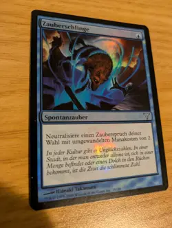 MtG *FOIL* German Spell Snare from Dissension, Lightly Played - Image 1