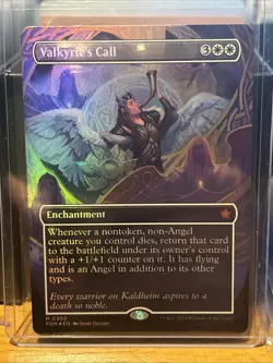 Valkyrie's Call - Borderless Foil - Foundations - NM MTG - Image 1