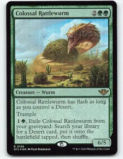 Colossal Rattlewurm #159 foil Magic the Gathering Card - Image 1