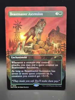 MTG - Beastmaster Ascension - RAINBOW FOIL - SLD #1609 - NM - Image 1