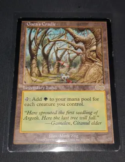 Gaea's Cradle Urza's Saga Regular HP MTG Magic the Gathering Rare Land EDH Elves - Image 4