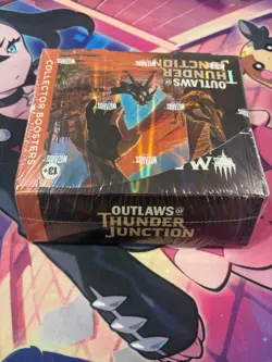 MTG Outlaws of Thunder Junction OTJ Collector Booster Box Display New/Sealed - Image 3
