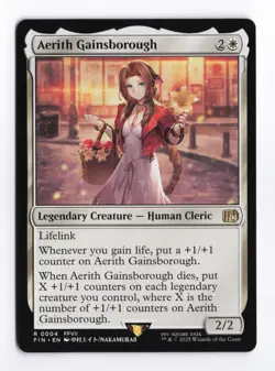 Aerith Gainsborough 0004 (R) MTG FINAL FANTASY (FIN) - Image 1
