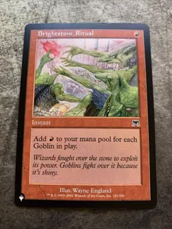 Brightstone Ritual The List Reprints Regular - Image 1