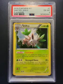 Shiftry 7/106 Flashfire Holo PSA 6 Pokemon Tcg Graded - Image 1